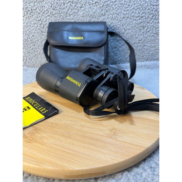 Bushnell Large Objective 10x50 WA Binoculars With Case PreOwned Working - Picture 6 of 16